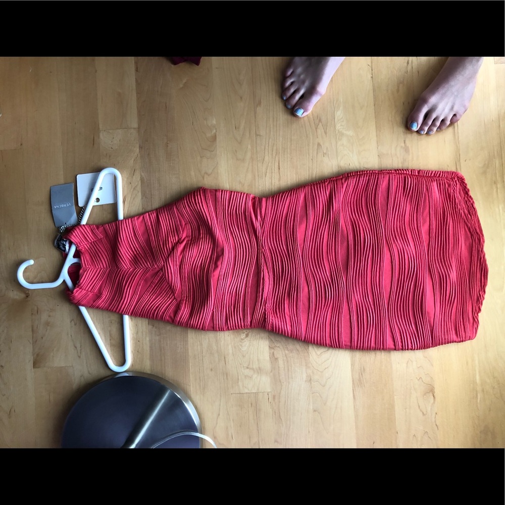 Coral Bodycon Dress